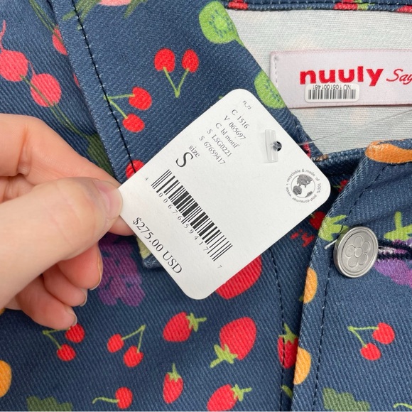 Lisa Says Gah x Free People Farmer’s Market Fruit Print Cropped Women’s - Picture 5 of 12